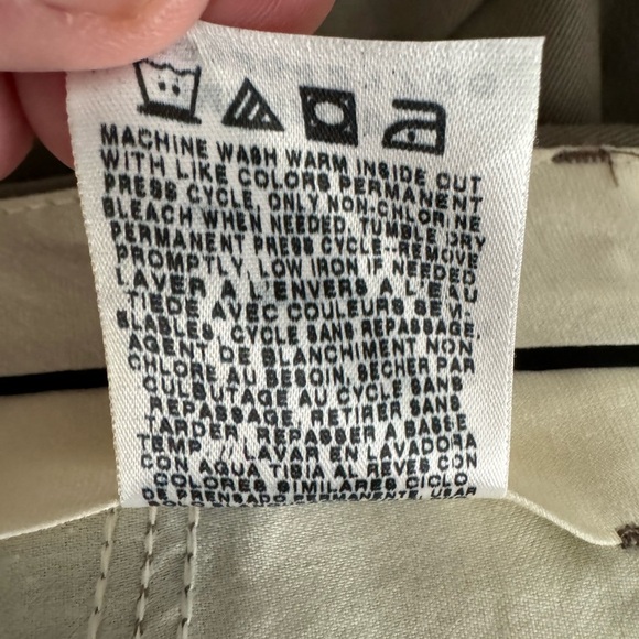 LEE (No Iron) Men’s Brown Relaxed Fit 100% Cotton Dress Pants-Size 40 X 30 - Picture 4 of 9